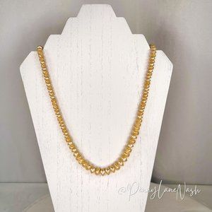 Vintage Smushed Pearls Beaded Necklace